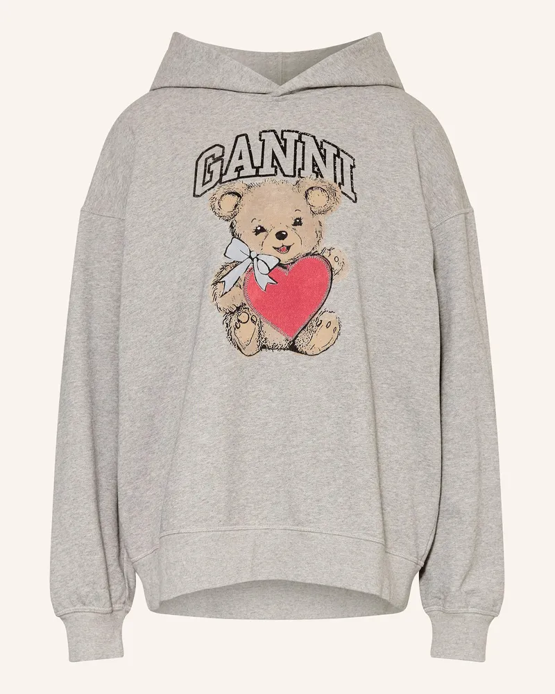 Ganni Oversized-Hoodie grau Grau
