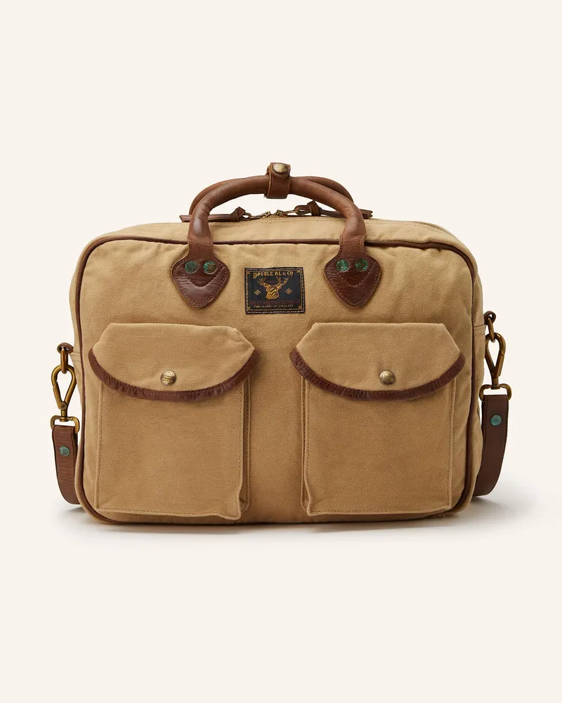 RRL Laptop-Tasche Khaki