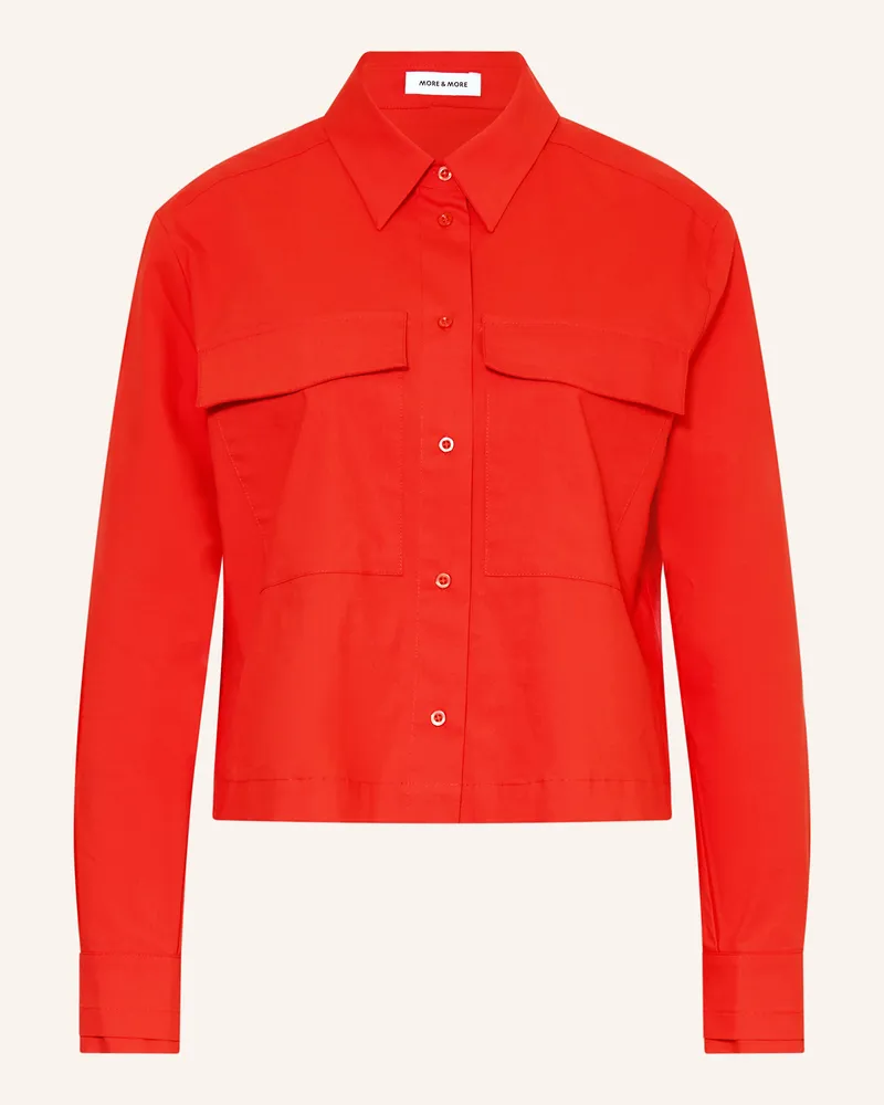 More & More Hemdbluse rot Rot