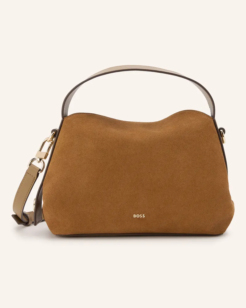 HUGO BOSS Handtasche Caylie Small beige Cognac
