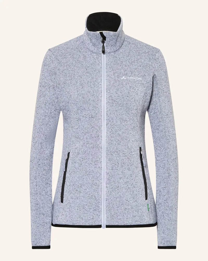 Vaude Strick-Fleecejacke RIENZA Blaugrau
