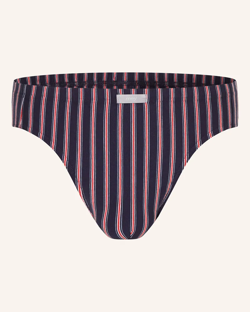 Mey Slip Serie RED'N BLUE STRIPES Dunkelblau