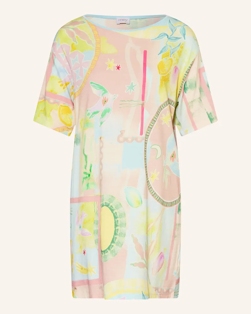 Mey Nachthemd blau Rosé