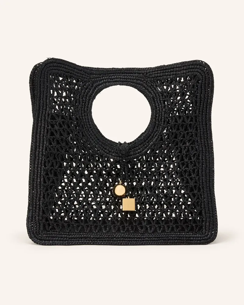 Jacquemus Handtasche Le Petit Carre schwarz Schwarz