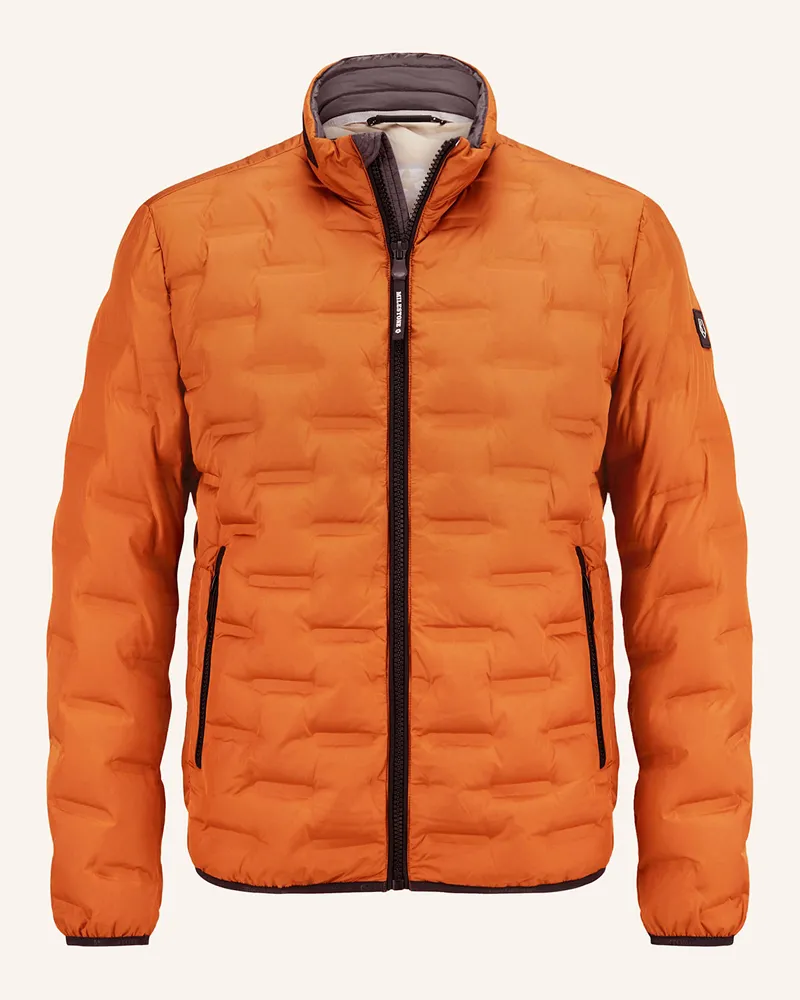 Milestone Lightweight-Daunenjacke MSSALVIO Dunkelorange