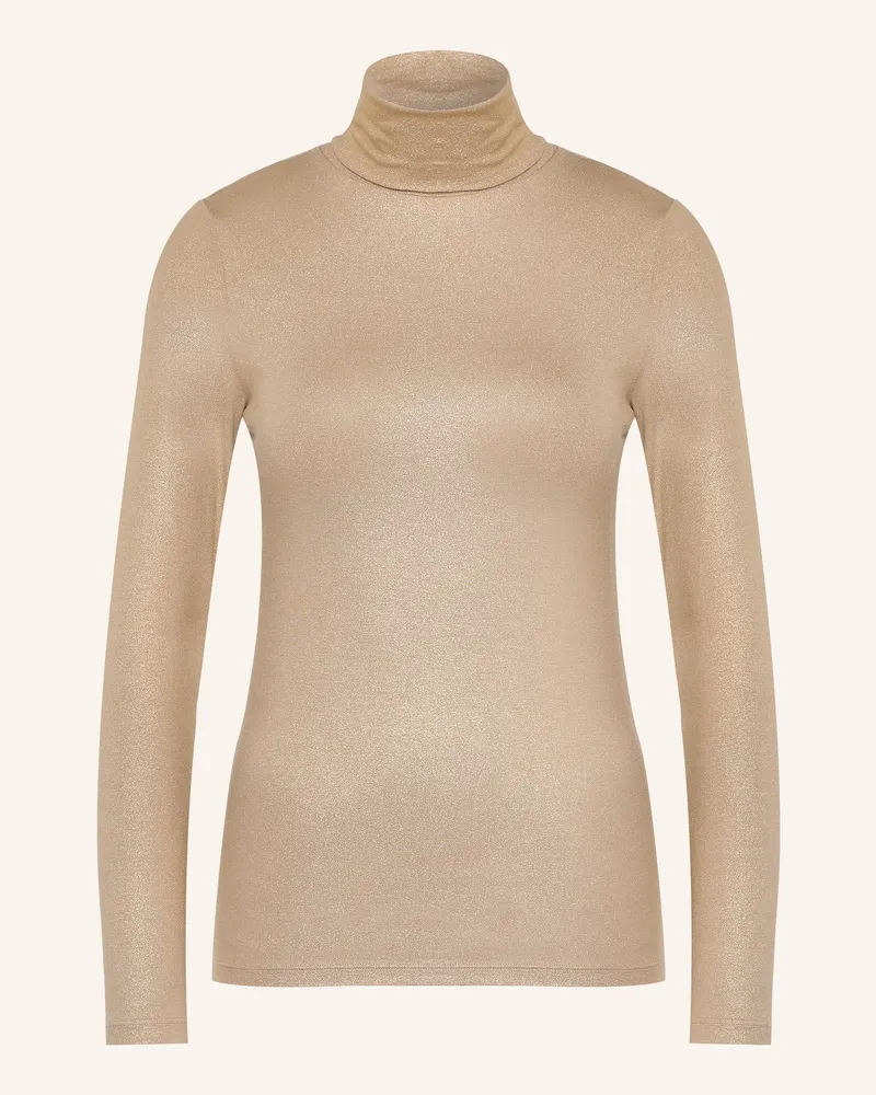 Majestic Longsleeve Mit Glitzergarn gold Gold