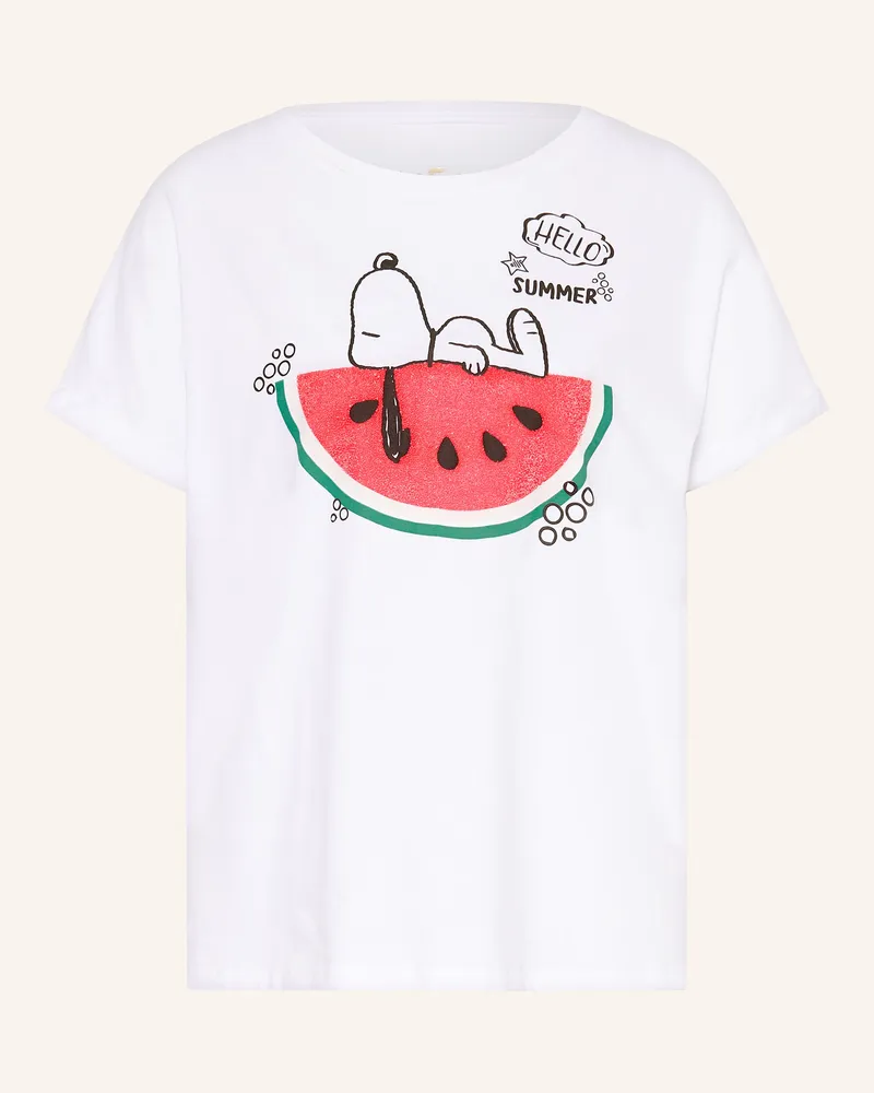 Princess goes Hollywood T-Shirt mit Schmucksteinen Weiss