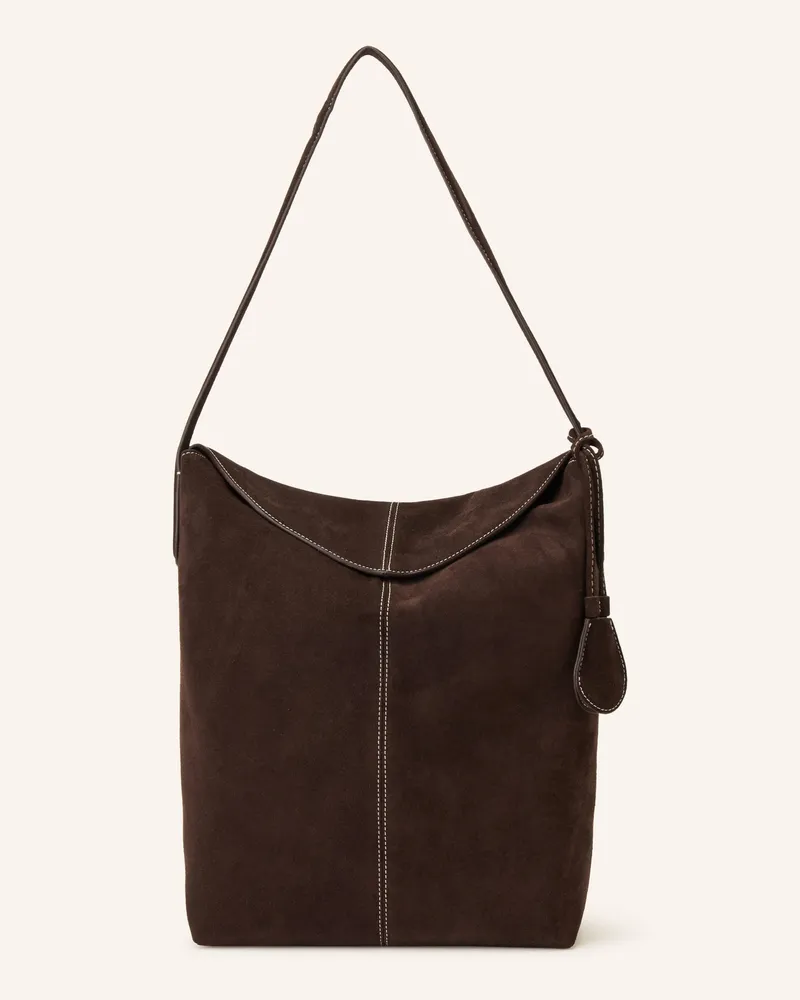 Flattered Schultertasche Alda Grande braun Dunkelbraun
