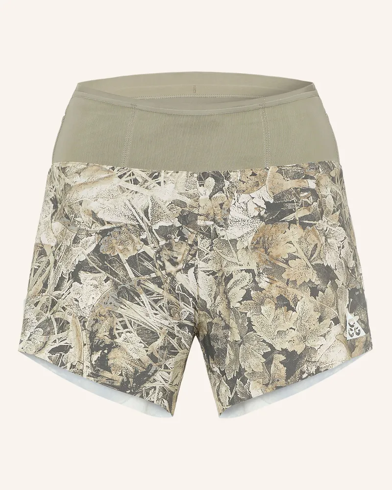 Nike 2-In-1-Laufshorts Acg Trail gruen Oliv