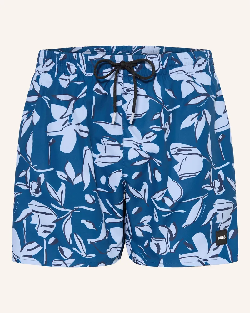 HUGO BOSS Badeshorts Piranha blau Blau