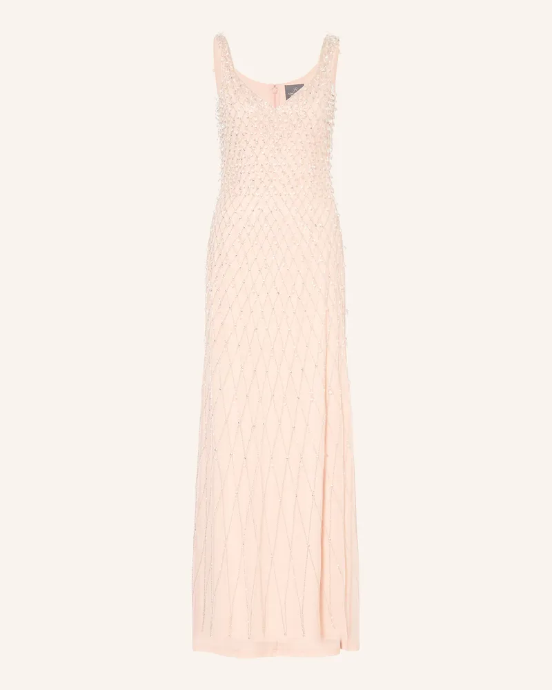 Adrianna Papell Abendkleid Mit Pailletten Und Schmuckperlen rosa Roségold