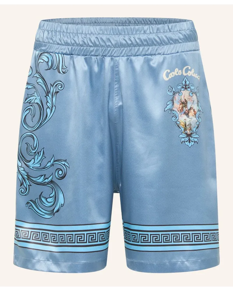 Carlo Colucci Shorts "Milano 1978" DI FAZIO Blau