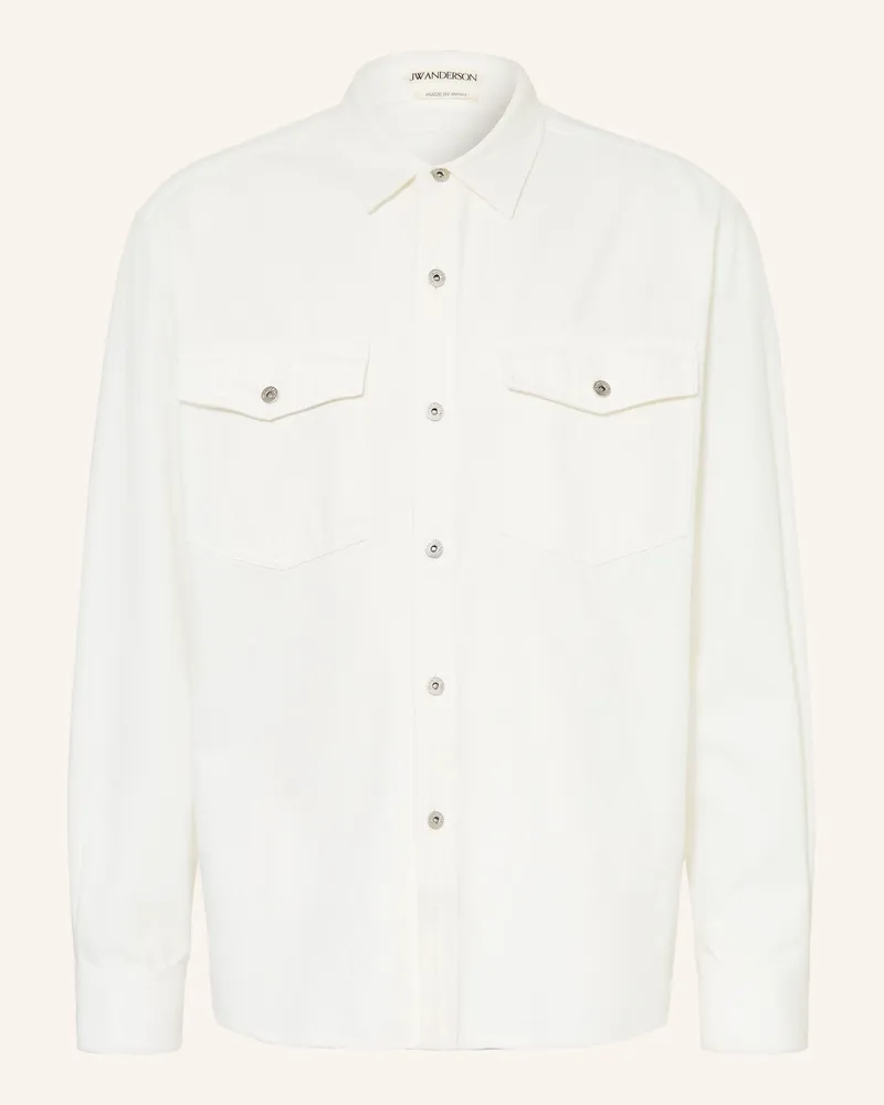 J.W.Anderson Jeans-Overshirt Weiss