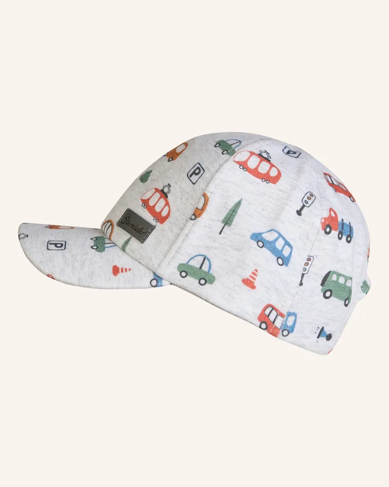 Sterntaler Basecap Fahrzeuge grau Hellgrau