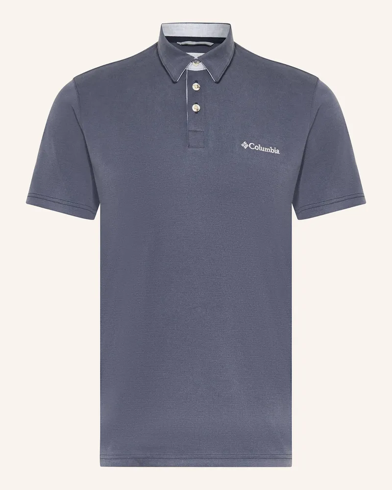 Columbia Sportswear Company Jersey-Poloshirt Nelson Point™ blau Dunkelblau