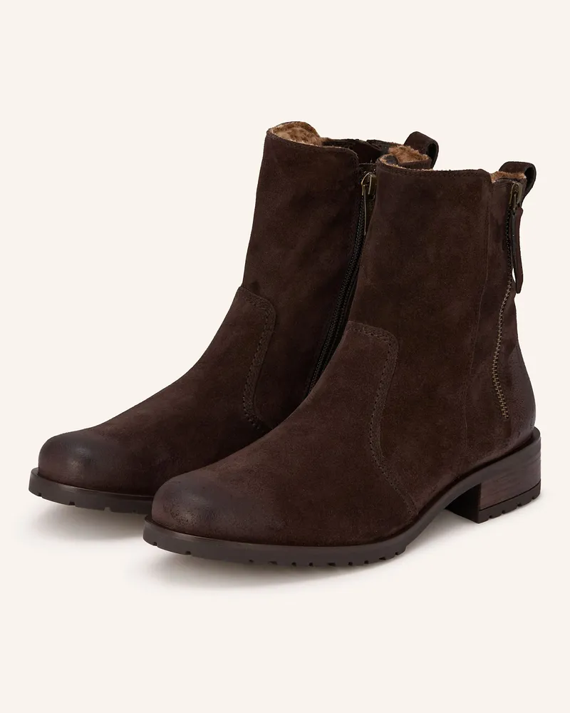 paul green Stiefeletten braun Dunkelbraun