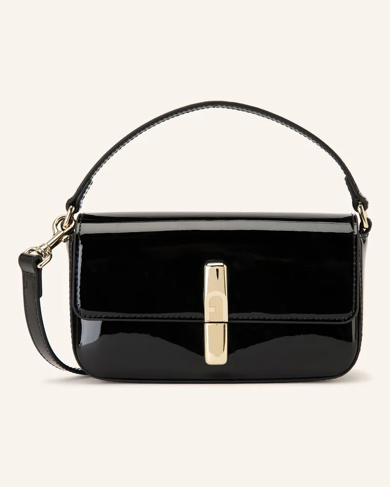 Furla Handtasche Iride Micro schwarz Schwarz