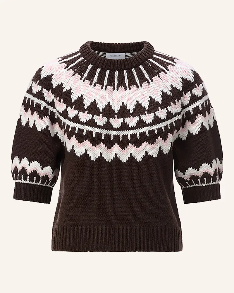Rich&Royal Strickshirt braun Dunkelbraun