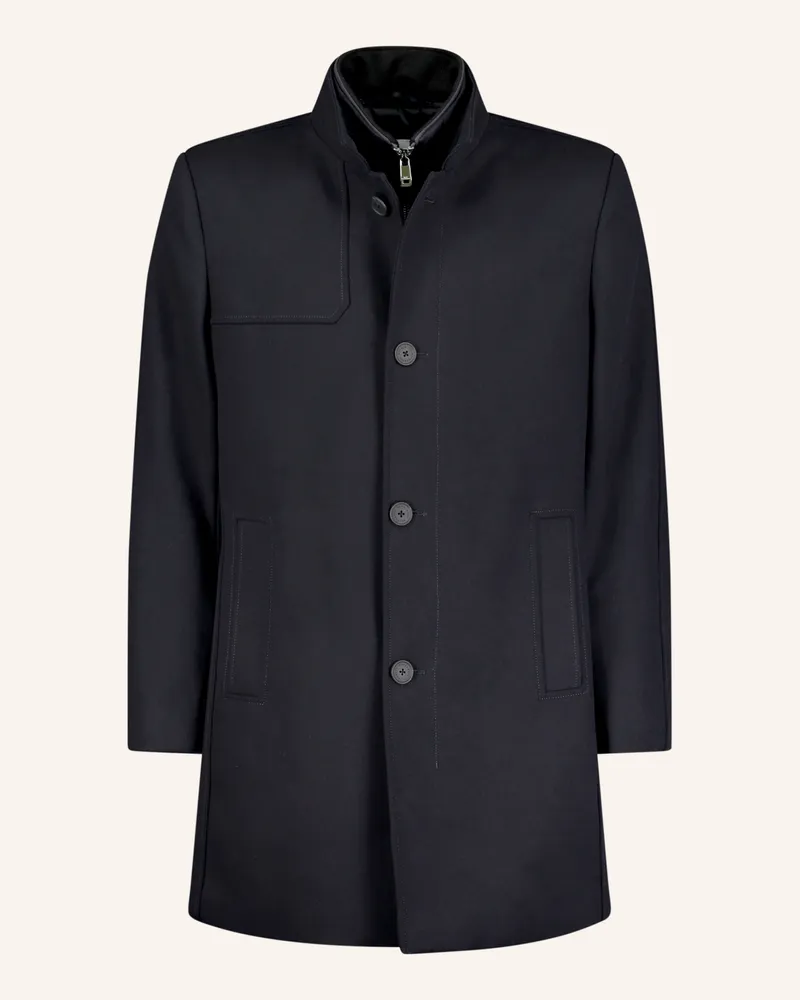 Roy Robson Mantel mit herausnehmbarer Blende Dunkelblau