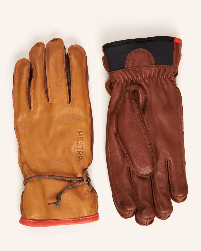 Hestra Lederhandschuhe WAKAYMA Cognac