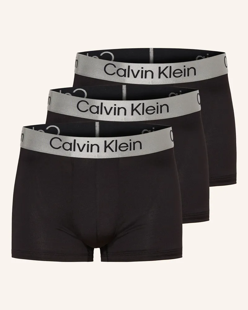 Calvin Klein 3er-Pack Boxershorts Micro Stretch schwarz Schwarz