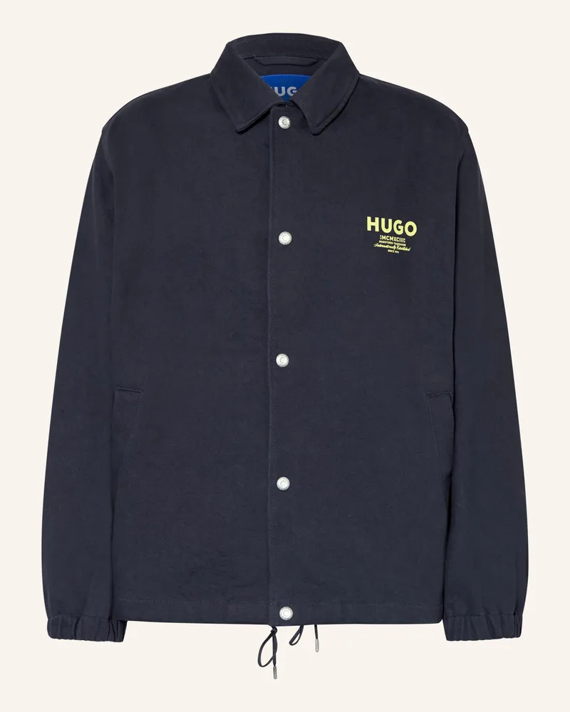 HUGO BOSS Overjacket Biyo blau Dunkelblau