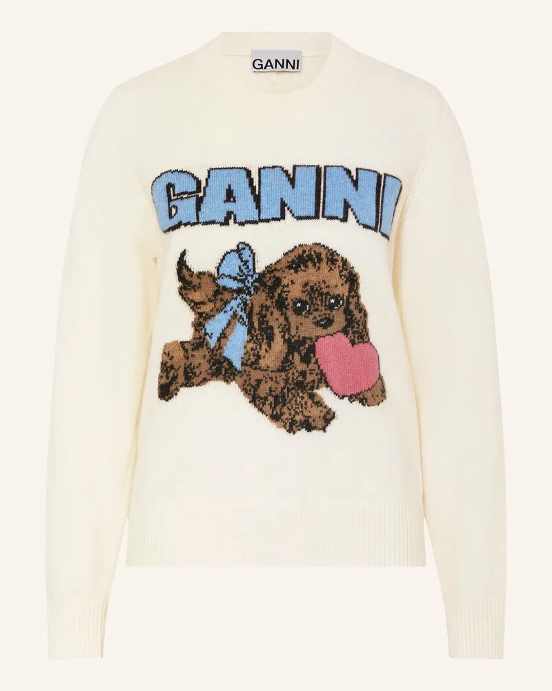 Ganni Pullover Ecru