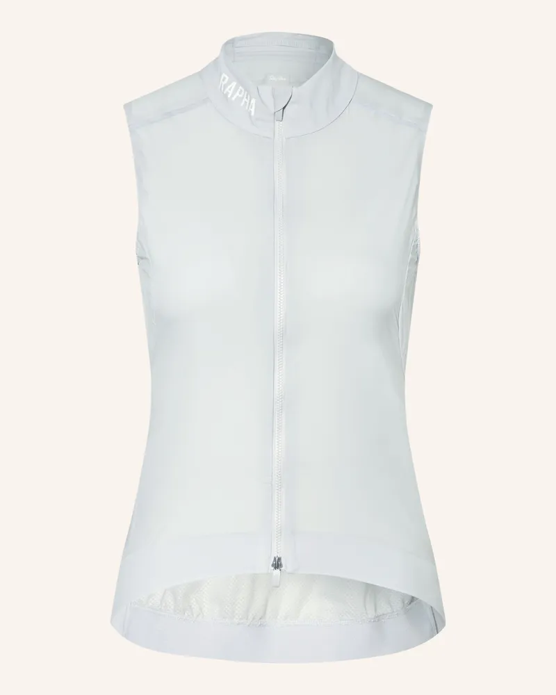Rapha Radweste Pro Team Gilet grau Hellgrau