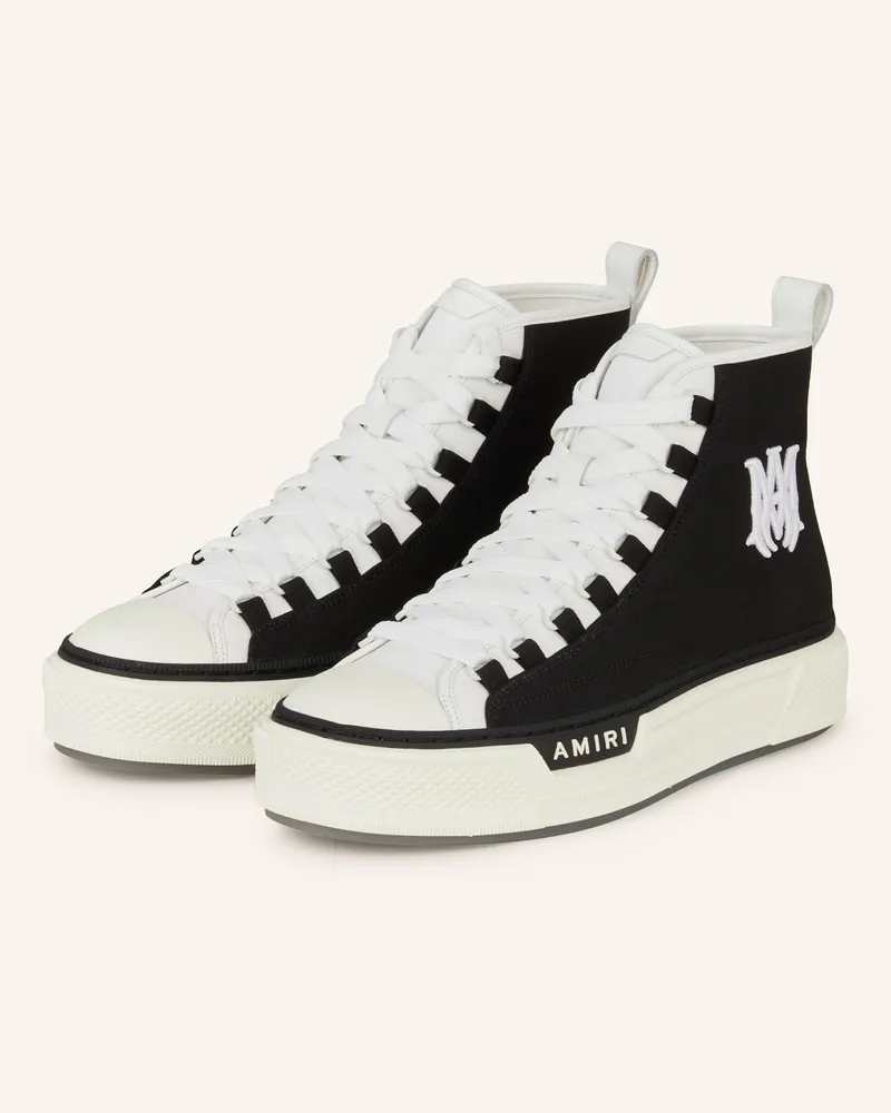 Amiri Hightop-Sneaker Court schwarz Schwarz