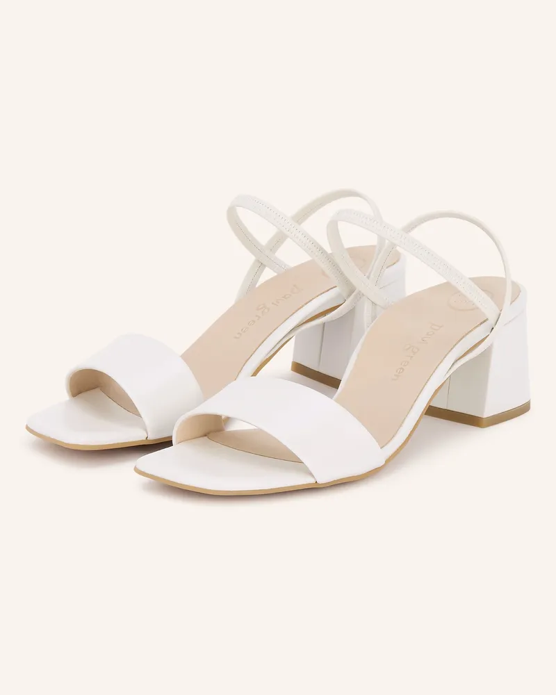 paul green Sandaletten weiss Creme