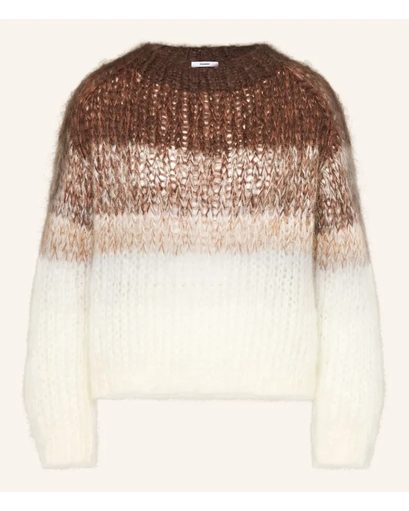 MAIAMI Mohair-Pullover Braun