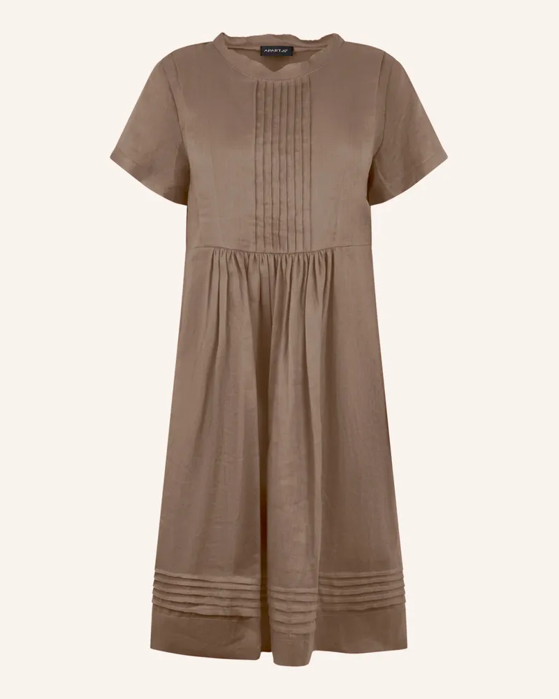 Apart Kleid braun Beige
