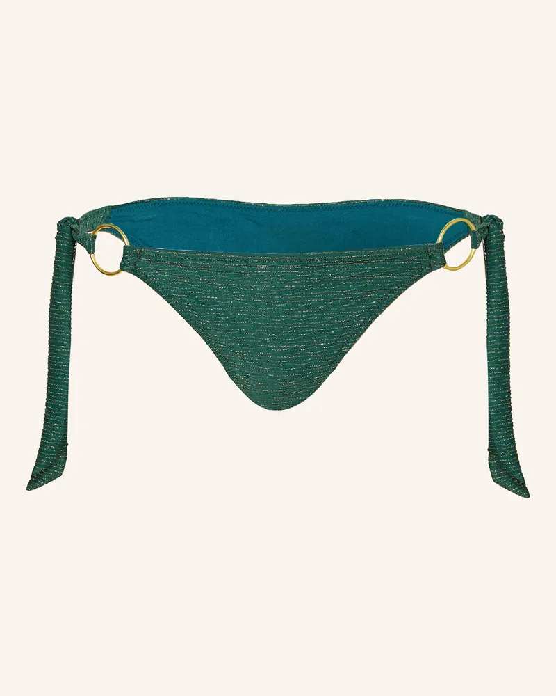 Banana Moon Triangel-Bikini-Hose TAKIA CALICARI mit Glitzergarn Dunkelgrün