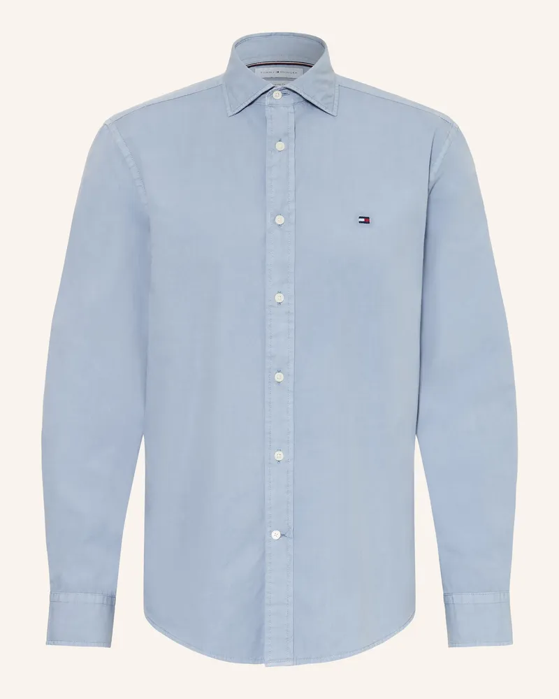 Tommy Hilfiger Hemd Regular Fit blau Blaugrau