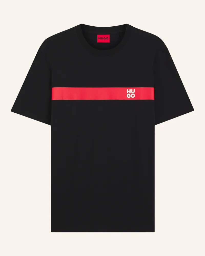 HUGO BOSS T-Shirt DZOKIS_IN Regular Fit Schwarz