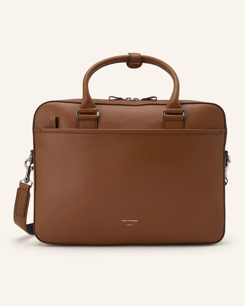 Tiger of Sweden Laptop-Tasche Bosun braun Cognac