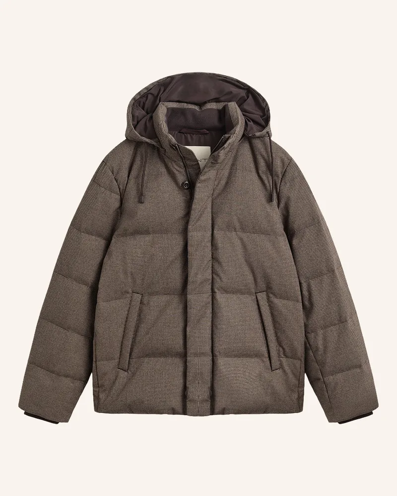Gant Daunenjacke Mit Abnehmbarer Kapuze braun Dunkelbraun