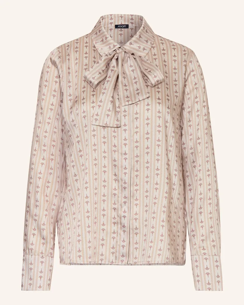 JOOP! Hemdbluse BERNICIA mit abnehmbarer Schluppe Ecru
