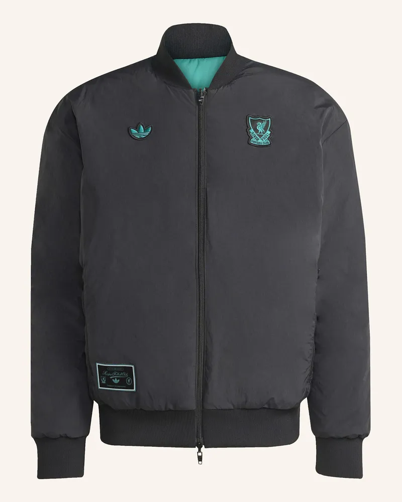 adidas FC LIVERPOOL TERRACE ICONS JACKE Schwarz