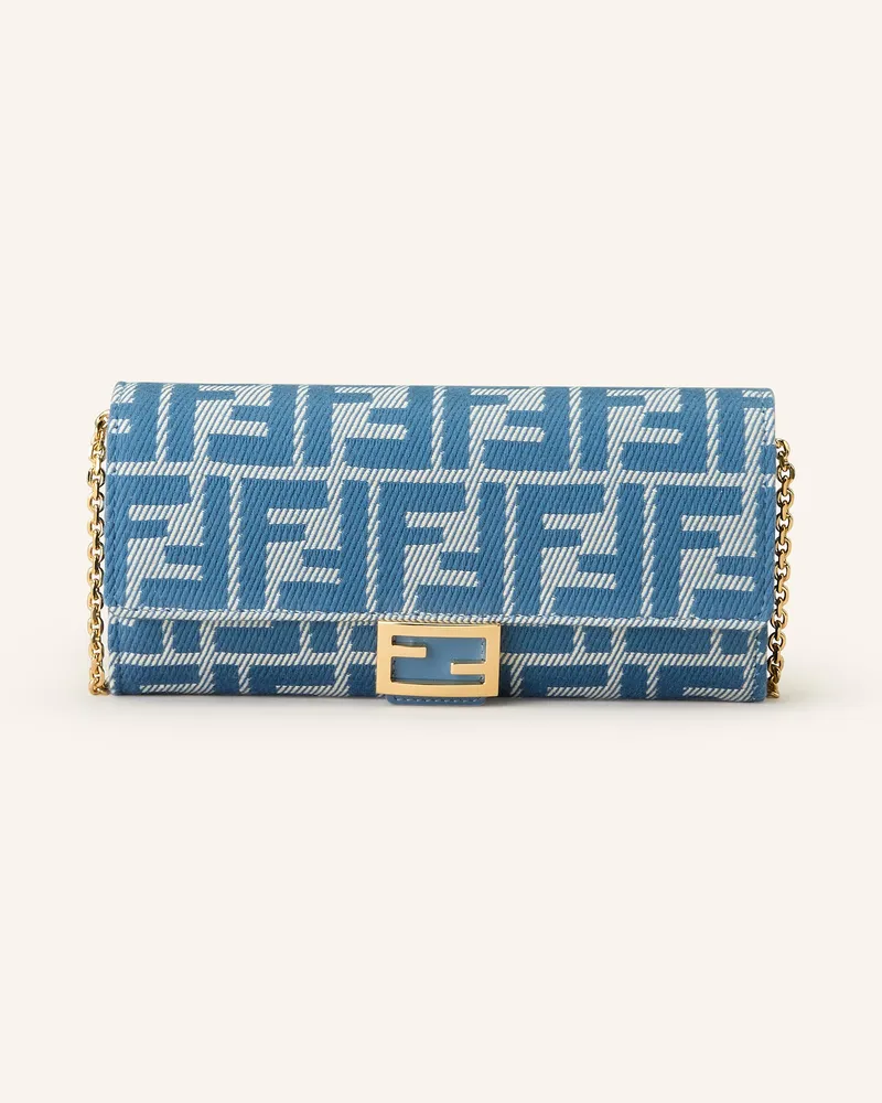 Fendi Geldbörse Baguette blau Türkis