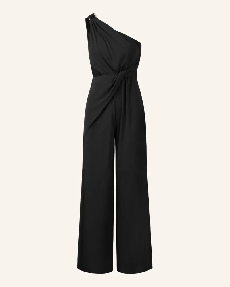 Apart One-Shoulder Jerseyoverall Schwarz