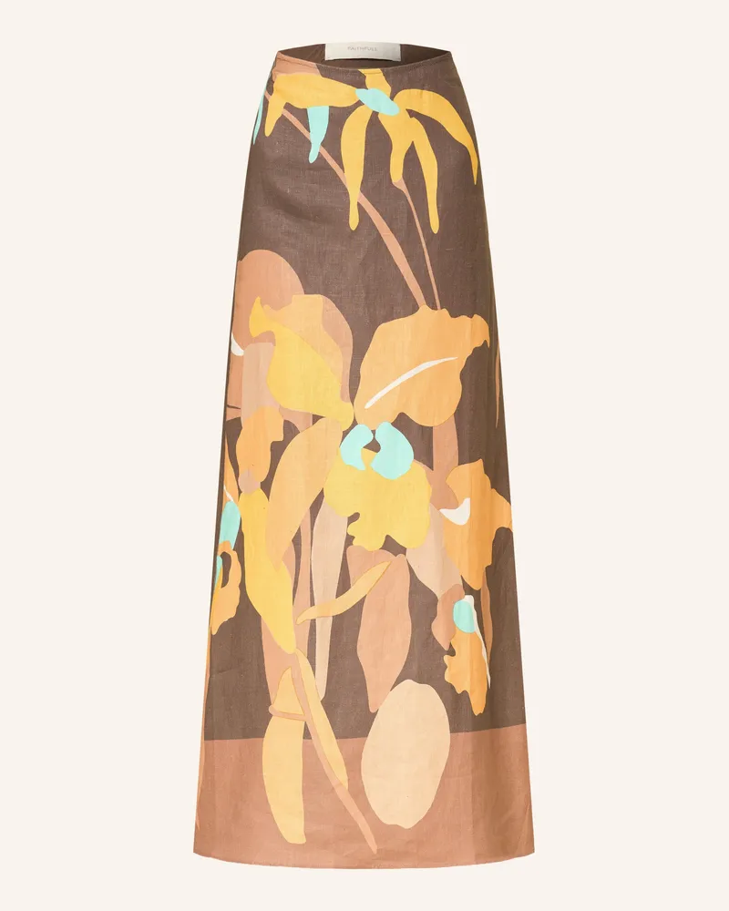 Faithfull The Brand Leinenrock Martina braun Braun