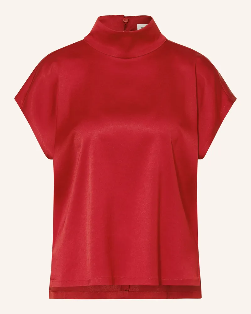 Drykorn Blusenshirt Alaria_1 Aus Satin rot Rot