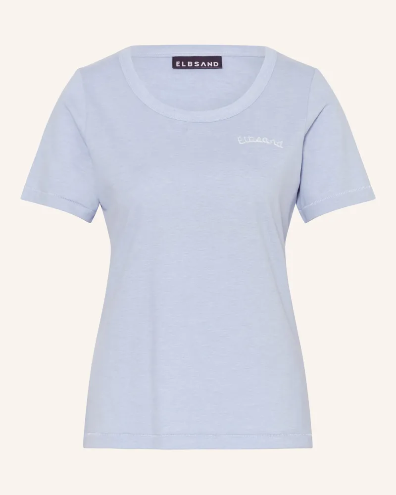 ELBSAND T-Shirt LIARA Blaugrau