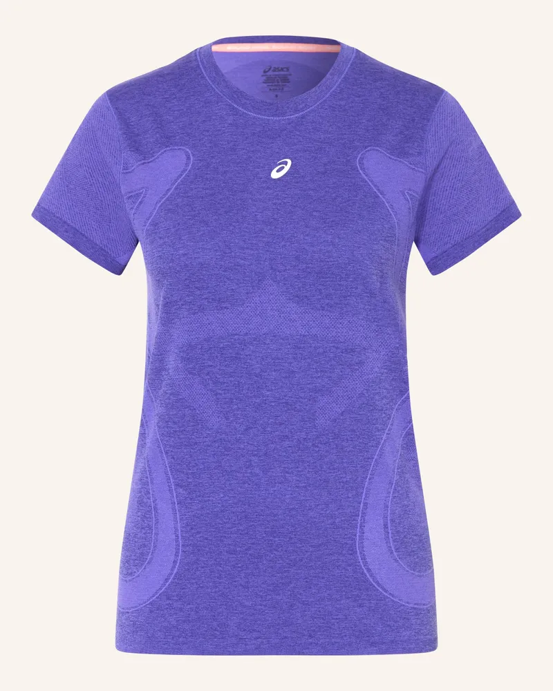 Asics Laufshirt ROAD SEAMLESS SS Blau
