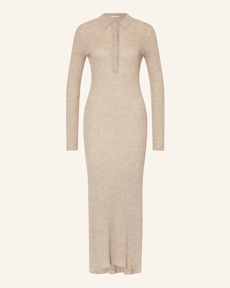 Mrs & HUGS Strickkleid Beige