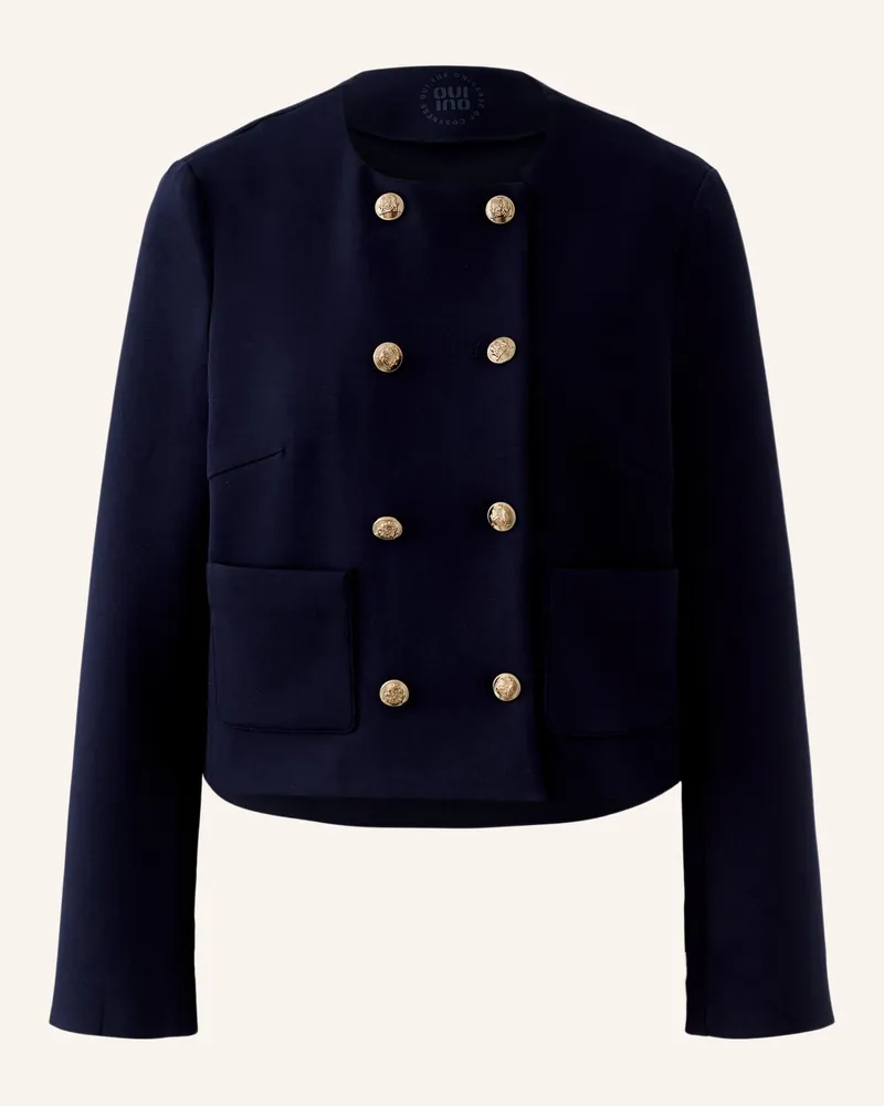 Oui  Jacke blau Blau