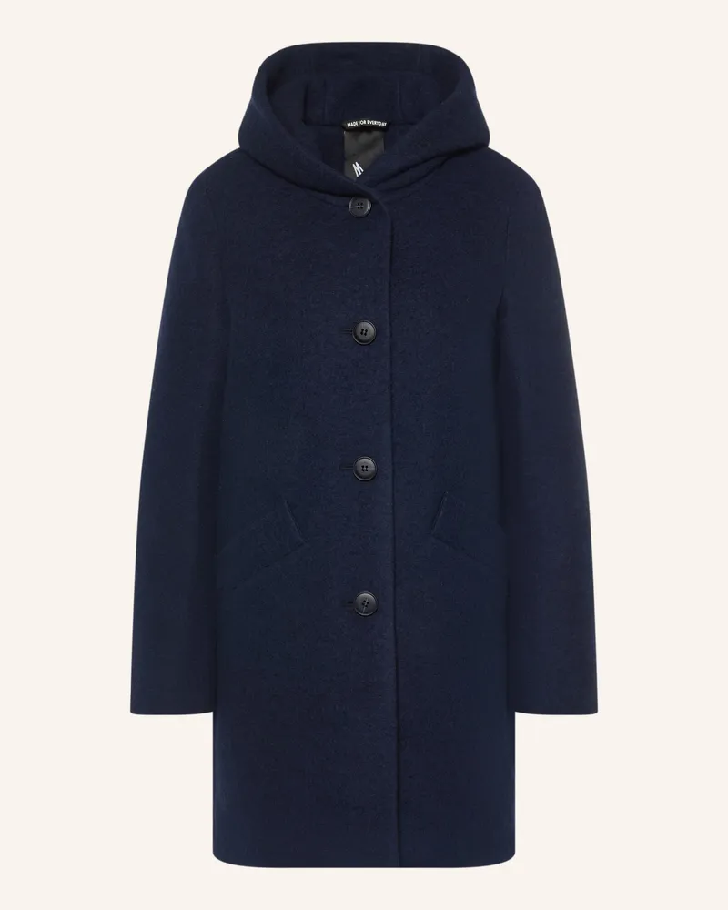 Fuchs Schmitt Wollmantel Rimini blau Dunkelblau