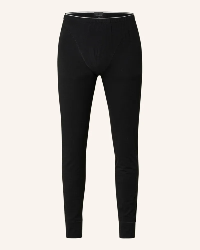 Schiesser Lange Unterhose 95/5 Schwarz