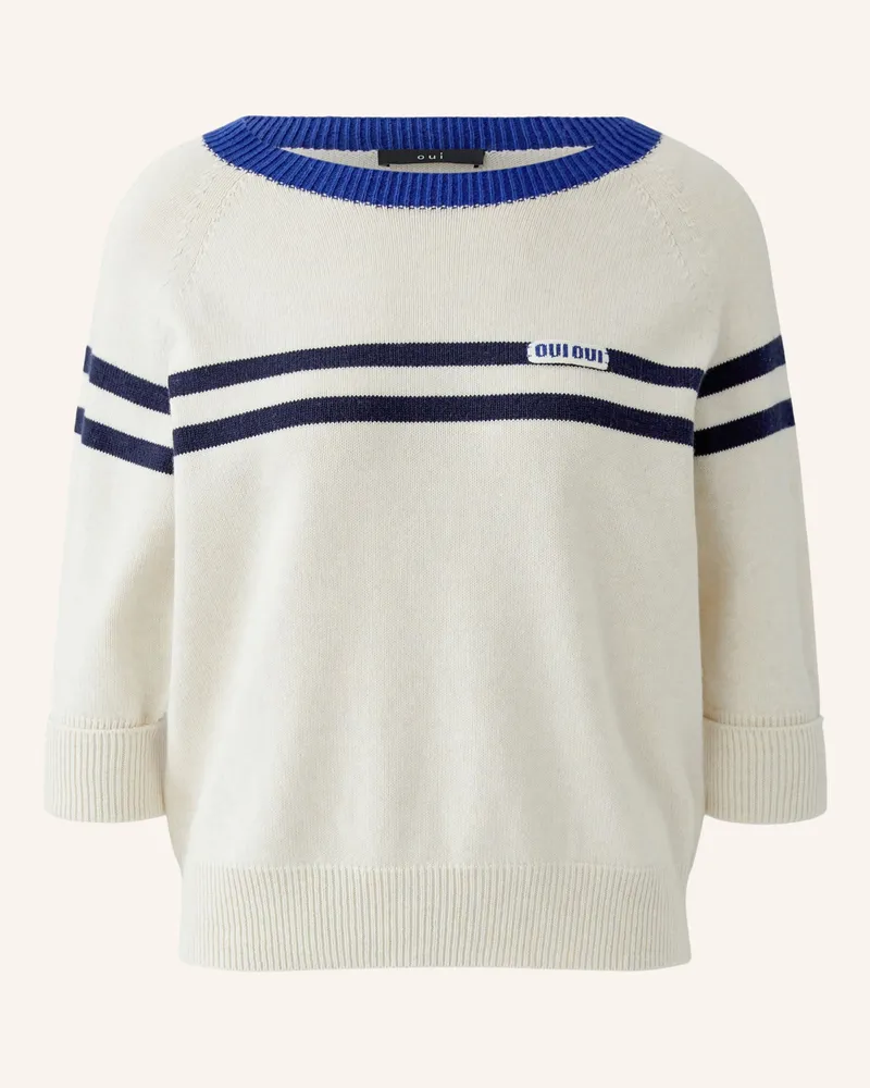 Oui  Pullover weiss Weiss